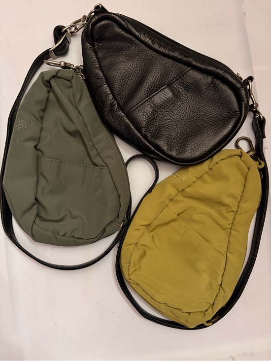 Ameribag Handbags - Ameribag Olive, Black & Mustard 3-Pack Crossbody Sling Bags